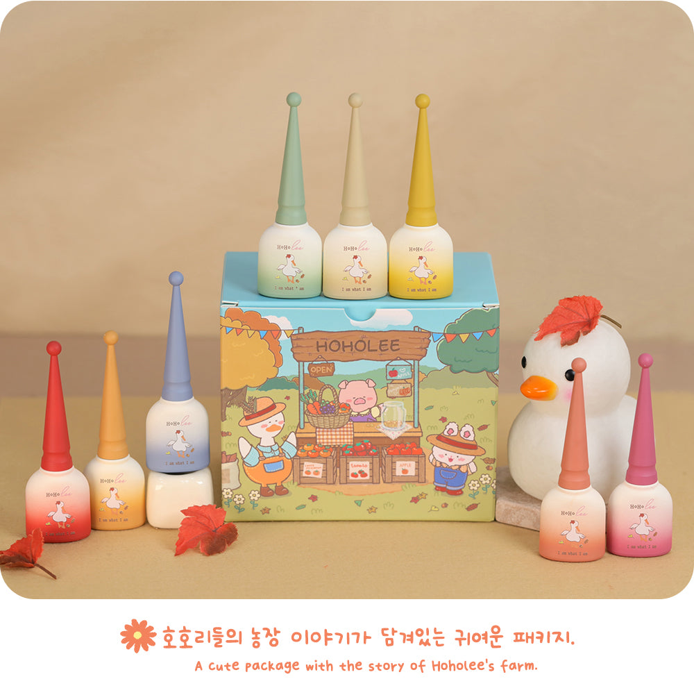 HOHOLEE Farm Story Gel Set - 8 Colours