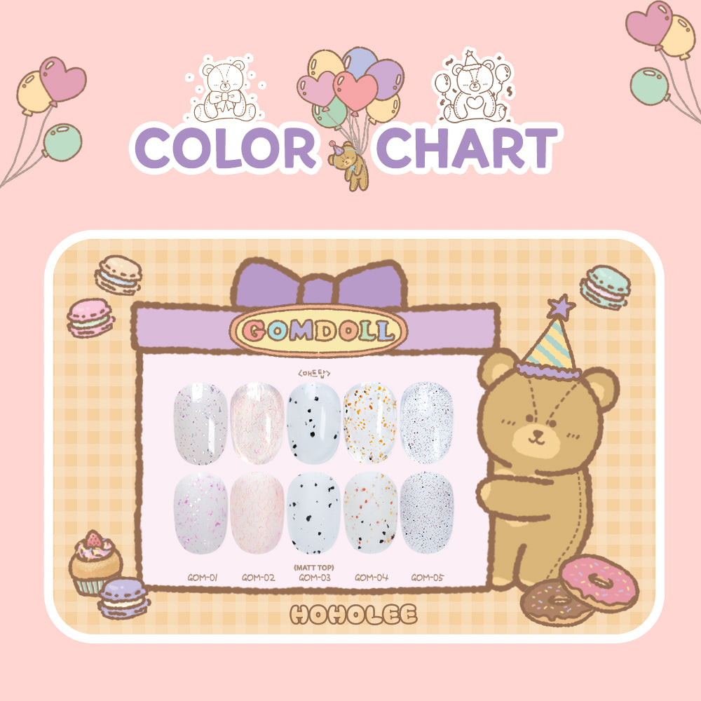 [Final Clearance] HOHOLEE Gomdoll Gel Collection