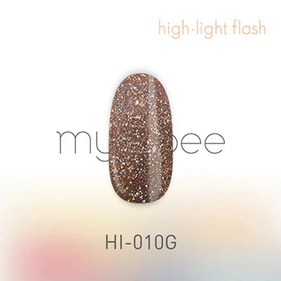 my&bee High-light Flash Single Glitter Gel Collection