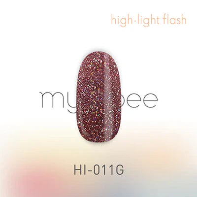 my&bee High-light Flash Single Glitter Gel Collection