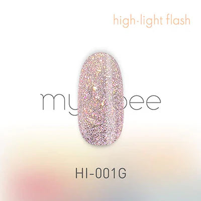 my&bee High-light Flash Single Glitter Gel Collection