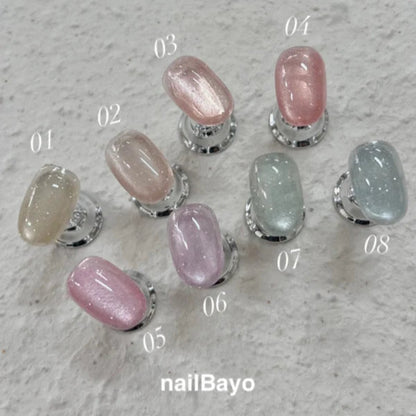 Nailbayo DOI Shiny Magnetic Gel Collection Set- 8 colours