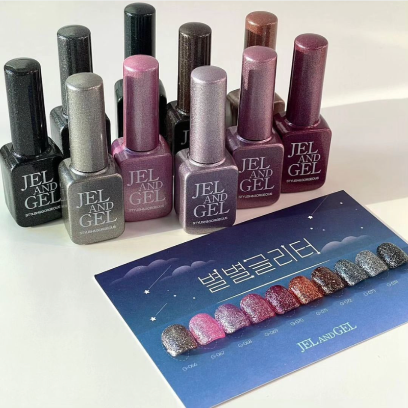 JELANDGEL Star Star Glitter Gel Set - 10 Types